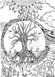 Unique tree of life coloring pages for adults. Tree Of Life Coloring Page Tree Of Life Coloring Page Coloring Pages Coloring Pictures