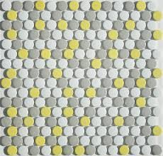 I fell in love with the mosaic above, it is absolutely gorgeous and so unique. Here Comes The Sun Penny Tile Mosaic Blend By Lyric
