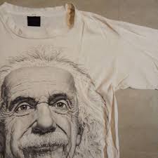 1990s Get Smart Make Art Albert Einstein Fred Babb Shirt 90s Albert  Einstein vintage shirt