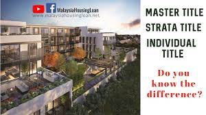 A strata title is usually granted to a property owner who buys a property in a shared building (i.e. Individual Title In Malay Archives Malaysia Housing Loan