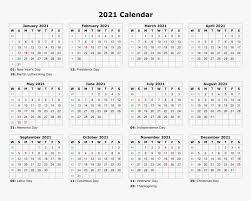 Quickly print a blank yearly 2021 calendar for your fridge, desk, planner or wall using one of our pdfs or images. Calendar 2021 Png Transparent Image 12 Month Printable Calendar 2020 Png Download Transparent Png Image Pngitem