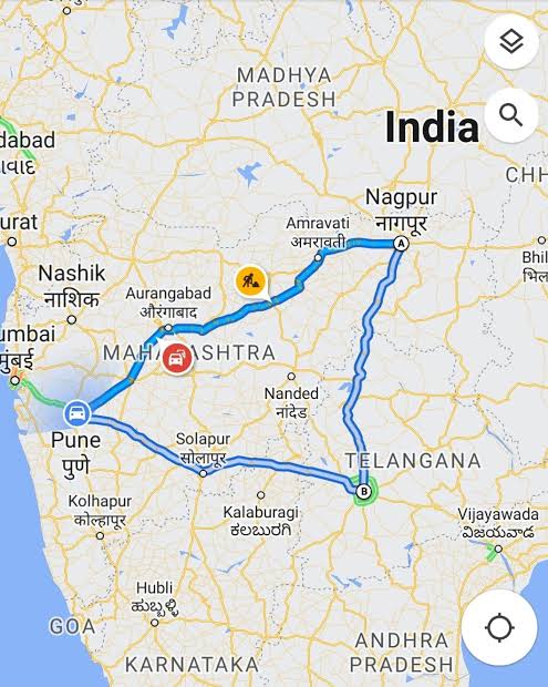 EV charging and solar site planning for the Pune Solapur Hyderabad highway