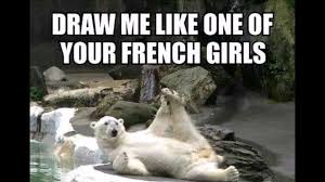Draw Me Like One Of Your French Girls Cute Animal Memes Polar Bear French Girls