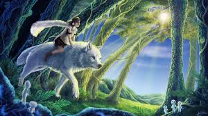 Great variety of fantasy hd wallpapers for desktop 1920x1080 full hd: Wallpaper Wolves Fantasy Magical Animals 1920x1080