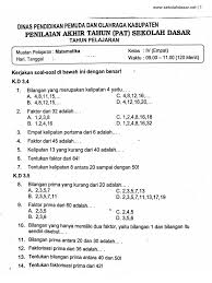 Displaying soal uts matematika kelas 4 semester 2.pdf. Soal Ulangan Matematika Kelas 4 Semester 2 Pdf