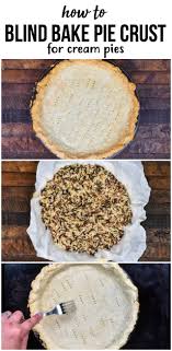 Allow your crust to cool before filling it with your favorite cream pie recipe. How To Successfully Blind Bake Pie Crust Crazy For Crust