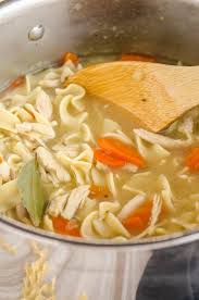 Serve with fresh rye bread. Make Ahead Chicken Noodle Soup
