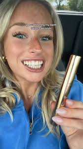 This sleek, travel-friendly pen delivers precision whitening wherever you  go — no mess, no sensitivity, just instant glow., Infused with gentle  enamel-safe ingredients, it targets stains from coffee, ...