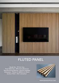 Wood Slat Wall Panel Wall Cladding Interior Wood Slat Wall Feature Wall Design