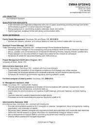 Feel free to revise this job description to meet your specific job duties and job requirements. Chronological Example Resume For An Administrative Assistant P1 Administrative Assistant Resume Resume Objective Examples Resume Examples