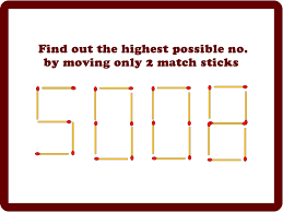 Filtering answers by recent doesn't work? Find Out The Highest Possible Number By Moving Only 2 Match Sticks Bhavinionline Com