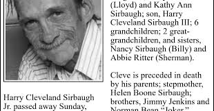 Harry C. Sirbaugh, Jr. “Cleve”