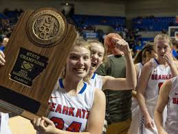 Melbourne caps dominant season with lopsided win over Bigelow to notch  fourth straight Class 2A girls basketball championship, 65th consecutive  win