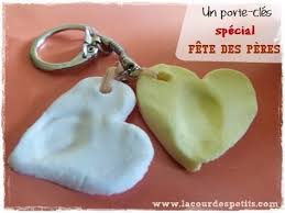 Un Porte Cles Pour La Fete Des Peres La Cour Des Petits Fete Des Peres Cadeau Fete Des Peres Bebe Activite Fete Des Peres