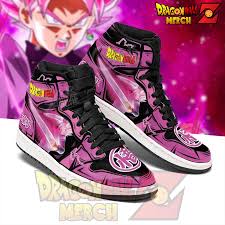 Where do you get koku black pink in roblox? Goku Black Rose Jordan Sneakers No 10 Dragon Ball Z Merch