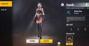 Free fire all new update ob27 free fire advance server. List Of All Free Fire Characters After The Ob27 Update