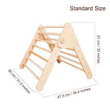 Climbing Triangle Step Triangle Climbing Ladder Ramp Pikler Dreieck Gym For Kids Triangle With Ramp Montessori Climber In 2020 Montessori Furniture Montessori Waldorf Kids