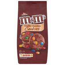 M&m double chocolate cookies made with milk, double chocolate chunks, dipped in milk chocolate. M M Mars Double Chocolate Cookies 180 G Amazon In Grocery Gourmet Foods