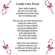 Cut the tags and attach to a candy cane any way you wish. Candy Cane History Poem Shefalitayal