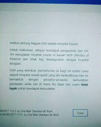 Where is the national heart institute? Institut Jantung Negara Kerajaan Atau Swasta