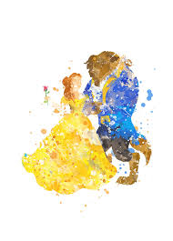 Beauty And The Beast Painting By Subcow Art