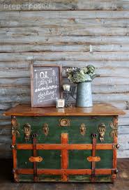 William sheppee thakat trunk coffee table just wish it didn't cost $623.00!! Antique Steamer Trunk Turned Coffee Table Brepurposed