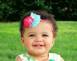 Navy Blue and Silver Star Headband for Babies, Toddlers, Girls