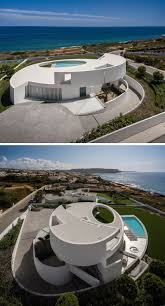 A House Of Curves On The Coast Landscape Architecture Design Architecture Design Process Futuristic Architecture