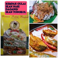 Nasi kuning gulai ikan tongkol air tangan zuhaida via tarabozu2.blogspot.com. Rempah Gulai Ikan Nasi Dagang Siap Resepi Shopee Malaysia