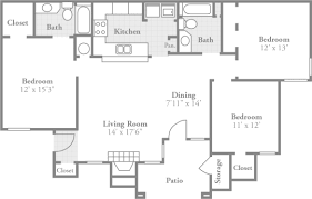 Download 3 Bedroom Plans Floor Plan 3 Rooms Full Size Png Image Pngkit