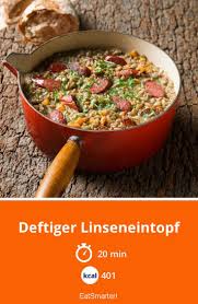 Deftiger Linseneintopf Rezept Linseneintopf Eintopf Linsengerichte