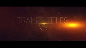 Free after effects projects from dribbble | motion array. After Effects Template Trailer Titles V5 Free Download Youtube