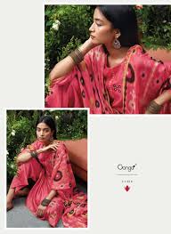 zaria 1468-1473 series by ganga silk designer stylish salwar kameez  catalogue latest collection 2023