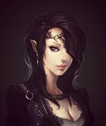 Shiny elf hair in black. Eliza Cole The Elementia Universe Wiki Fandom