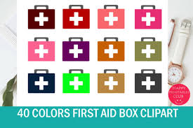 Download 40 Colors Doctor First Aid Box Clipart Graphic By Happy Printables Club Creative Fabrica Yellowimages Mockups