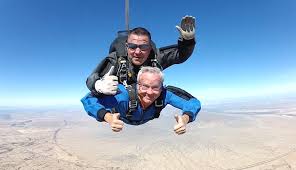 Skydiving in phoenix gives you a beautiful view of the desert. Skydive Phoenix From 18 000ft
