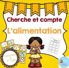 French Food Count The Room Cherche Et Compte Alimentation French Food Teaching French Food