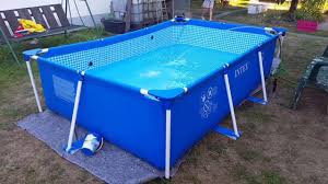 Intex Family Pool Aufbauanleitung Test Ganz Privat Einkaufliste Youtube