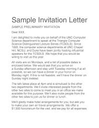 Invitation letter to a welcome banquet for. 50 Best Invitation Letters For Visa General á Templatelab