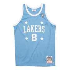 Each jersey in the series so far has paid homage to a lakers legend. Mitchell Ness Men S Los Angeles Lakers Kobe Bryant 8 Light Blue Authentic Jersey Hibbett City Gear