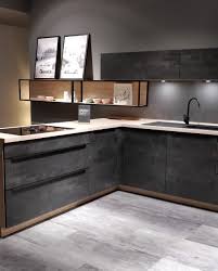 This Minimalist Concrete Effect Kitchen From Nobilia Kitchen Perfectly Demonstrates The Industrial Trend We Re Seeing Nobilia Kitchen Kitchen Design Kitchen