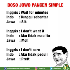 10 Meme Bahasa Inggris Vs Bahasa Daerah Dari Medan Paling Ngakak