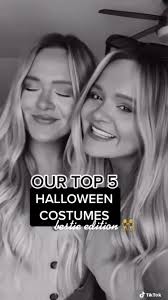 Top 5 Bestie Halloween Costumes👯‍♀️🎃👻 which is your favorite?!?,  #halloweencostume #halloween #halloweencostumes #bffcostumes  #halloweendecor #bestie #twins #twinning #gobestfriend #bestiegoals ...