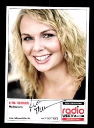 LENA TIEMANN AUTOGRAMMKARTE Original Signiert # BC 74367 EUR 1,49