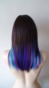 Galaxy Ombre Wig Black Pink Purple Blue Ombre Wig Straight Etsy Hair Color For Black Hair Hair Styles Winter Hair Color