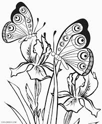 Butterfly coloring pages for kids to print. Printable Butterfly Coloring Pages For Kids