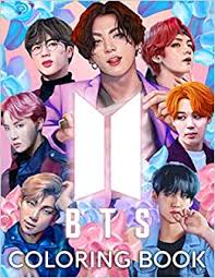 It features 20 black and white coloring pages that are printed on one side. Bts Coloring Book Bangtan Boys Coloring Books For Kpop Army Fans Amazon De Cardona Esther Fremdsprachige Bucher