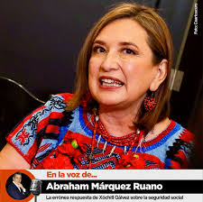 La errónea respuesta de Xóchitl Gálvez sobre la seguridad  social.https://www.diarioentrelineas.com/post/la-errónea-respuesta-de-xóchitl-gálvez-sobre-la-seguridad-social