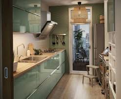 Kallarp In Green Ikea Galley Kitchen Ikea Kitchen Remodel Kitchen Design Small