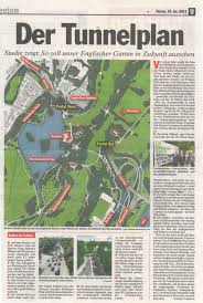 M Ein Englischer Garten Der Tunnelplan
